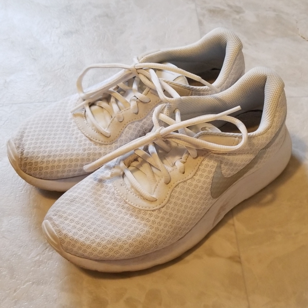 White Nike sneakers